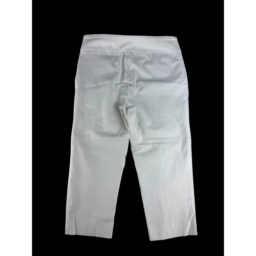 Joseph Ribkoff White Pull On Cropped Stretch Pants Womens Size 12 Canada